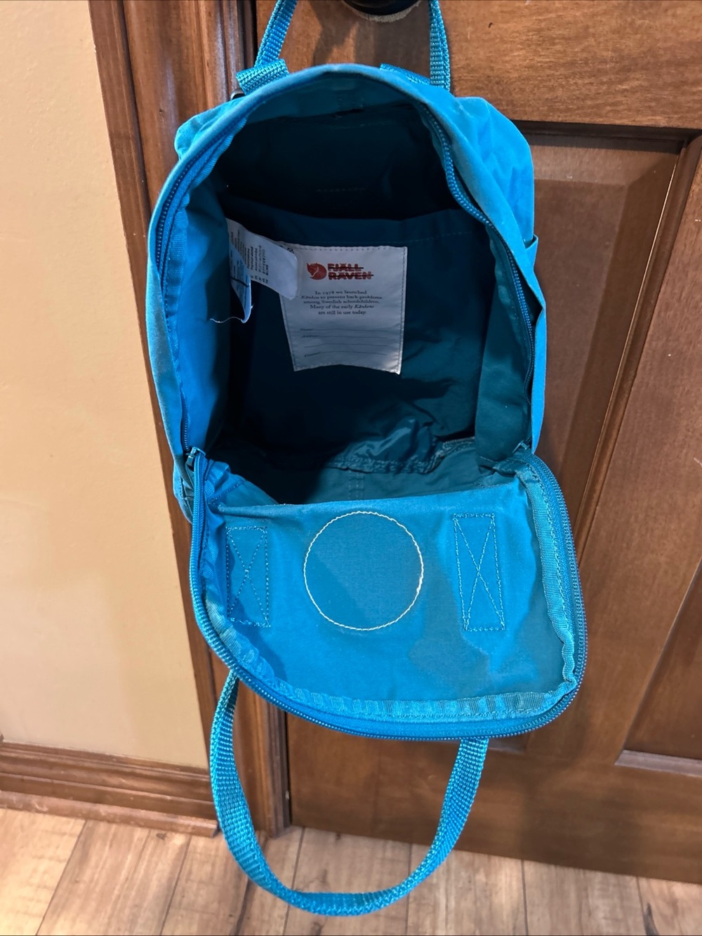 Fjall Raven Mini Kanken Backpack Teal - Picture 6 of 6
